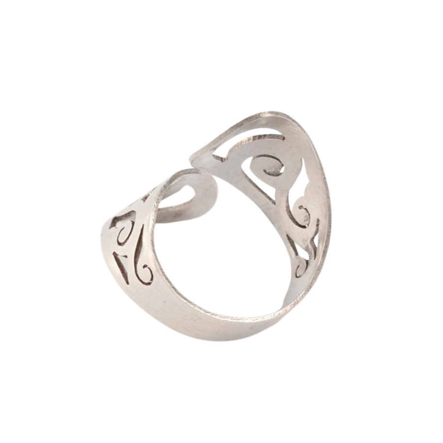 Doodle - Sterling Silver Wrap Ring