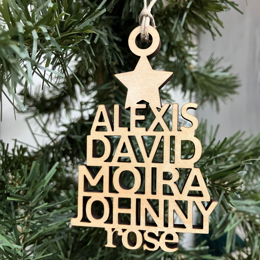 Custom Name Ornament - small