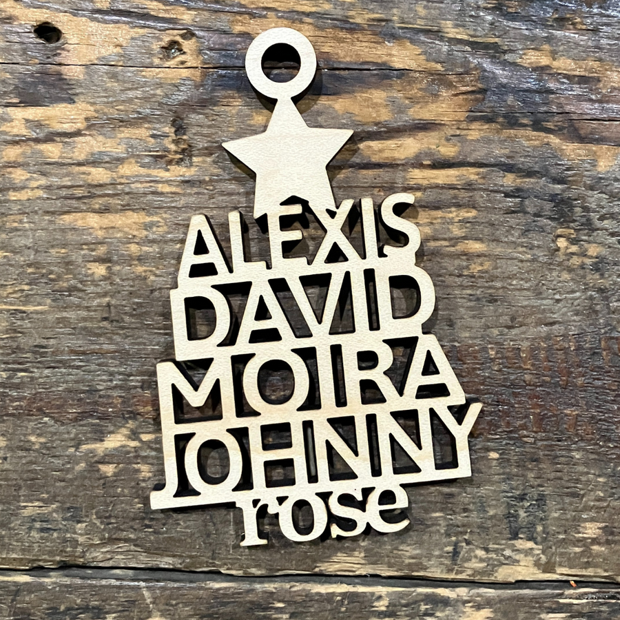 Custom Name Ornament - small