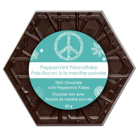 Peppermint Snowflake | dark choc