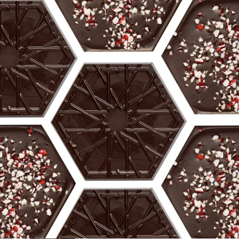 Peppermint Snowflake | dark choc