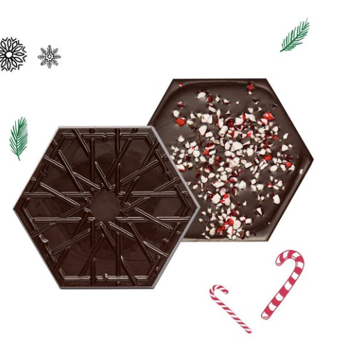 Peppermint Snowflake | dark choc
