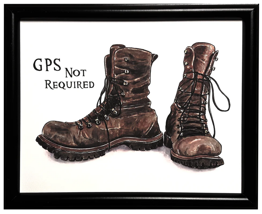 Art Print - Travelling Boots