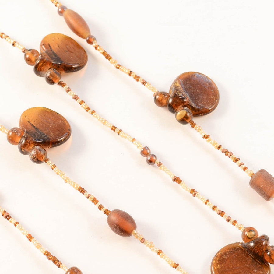 Maple Drop - Beaded Necklace