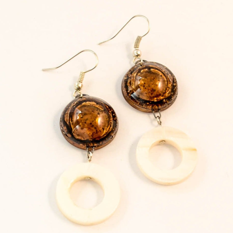 Circles - Glass Earrings