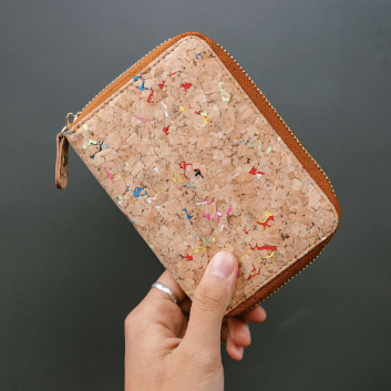 Speckled Cork Wallet